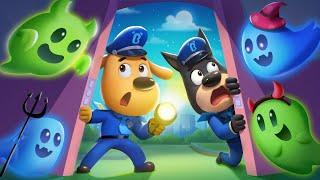 Strange Sound From Toilet  Police Cartoon  Cartoon for Kids  Sheriff Labrador  BabyBus