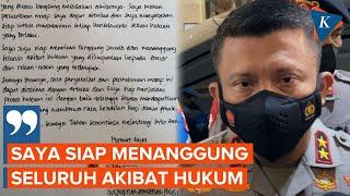 Irjen Ferdy Sambo Tulis Surat Permohonan Maaf Menyesal dan Siap Bertanggung Jawab