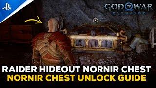 God of War Ragnarok  How To Unlock Lake of Nine Raider Hideout Nornir Chest Guide