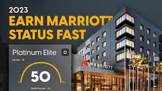 Earn Marriott status the EASY way - 2023 Promotion