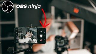 OBS Ninja Your phone as webcam? FREE NO APP IOS & ANDROID.