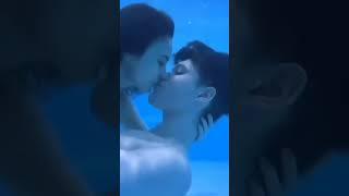 kissing in pool  #kiss