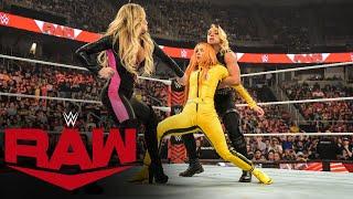 Trish Stratus uses Zoey Stark to help beatdown Becky Lynch Raw highlights May 29 2023
