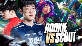 ROOKIE VS SCOUT - LNG VS TES LPL TOP 4 - CAEDREL