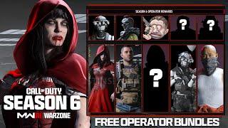 ALL 10 FREE OPERATOR SKINS TO CLAIM Free Operators Bundles & MORE - Modern Warfare 3 Season 6