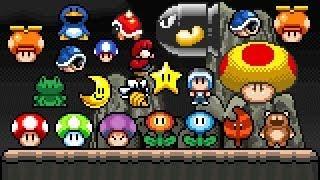 Super Mario Bros X SMBX 1.4.4 - PowerUps GFX Modern Style . HD