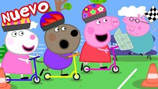 Los Cuentos de Peppa la Cerdita  Carrera de Scooters  NUEVOS Episodios de Peppa Pig