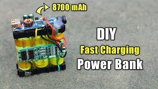 DIY Fast Charging Power Bank from 18650 Battery  QC3.0  3S 12.6V  Li-ion 18650 Battery Pack