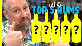 These are the BEST 5 WHITE RUMS - Blind tasting results
