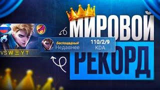 110 КИЛЛОВ в РЕЙТИНГЕ  МИРОВОЙ РЕКРОД