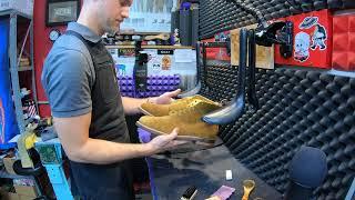 HOW TO CLEAN SUEDE  RM Williams SUEDE CLEANING ASMR Shoe Shine