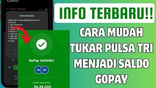 Cara Tukar Pulsa Jadi Saldo Gopay Terbaru 2024 Anti Gagal‼️