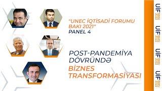 UNEC İqtisadi Forumu Bakı 2021  PANEL 4