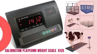 Calibration Platform Weight scale  A12E  Scale Calibration  Portable weight scale calibration