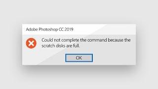 Scratch Disks are Full? The Final Solution in Photoshop