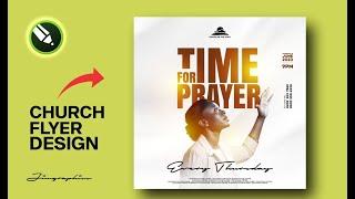 How to Design awesome Church Flyer   CorelDraw Tutorial 2024