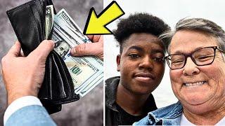Teen Returns Lost Wallet To Old Veteran Soon Gets Text From His Mother Says This