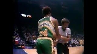 Dennis Johnson 1979 Finals MVP - Game 1 Highlights 23 Points 3 Steals 2 Blocks