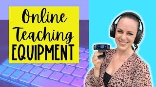 Equipment for Online Teaching  Best Microphone Headphones & Webcam