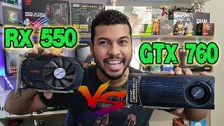 RX 550 4GB OU GTX 760 2GB QUAL DELAS É MELHOR EM GAMES  TESTE EM 8 JOGOS 