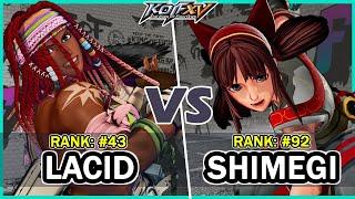 KOF XV  Lacid Darli DaggerHaohmaruNakoruru vs Shimegi KulaKingNakoruru  Steam