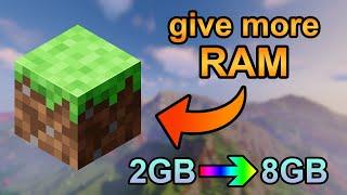 How To Give Minecraft More RAM {1.18.1+} {Java}