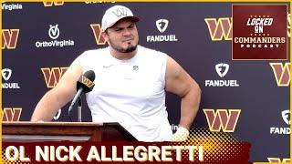 Washington Commanders Offensive Lineman Nick Allegretti Interview