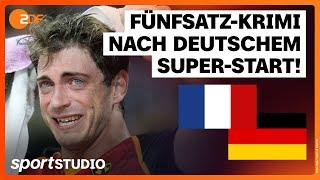 Frankreich – Deutschland Volleyball Highlights  Olympia Paris 2024  sportstudio