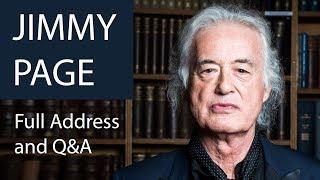 Jimmy Page  Full Address and Q&A at The Oxford Union