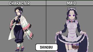 DEMON SLAYER CHARACTERS AS MAID  PlayNetCity