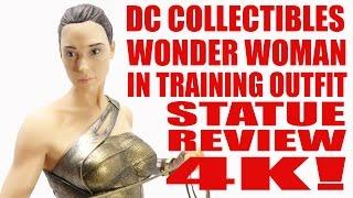 DC COLLECTIBLES WONDER WOMAN IN TRAINING OUTFIT 16  STATUE REVIEW 4K