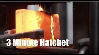 Bearded Hatchet In 3 Minutes Hand Forged American Made Blacksmithing And Forging Fire Creek Forge