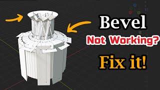 Solved Bevel Not Working? Fix it with 3 Easy Tips  Fast & Correct Method  Blender Eevee & Cycles