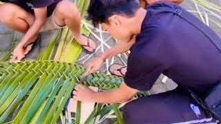 Mini vlog membuat dekorasi persiapan Hut Stt di banjar🫶