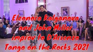 Eleonora Kalganova and John Miller improv to DArienzo at Tango on the Rocks 2021