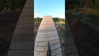 My own Slopestyle Track Love it  #slopestyle #biking #mtblife #mtb #pov #bikelife