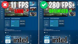 Best INTEL GRAPHICS COMMAND CENTER Settings to BOOST FPS in 2024