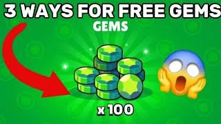 3 WAYS TO GET FREE GEMS IN BRAWL STARS 