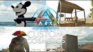 HOW TO GET CUSTOM COSMETICS SKINS IN ARK SURVIVAL ASCENDED GUIDE