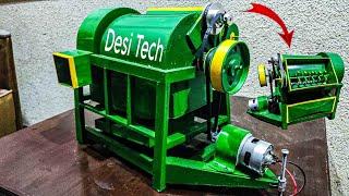 How to Make Wheat Thresher Machine from Pvc Pipe at home