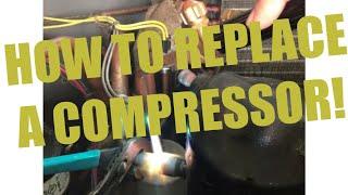 Compressor replacement- HVAC Service call