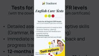 Choose the type of the #English test that best suits your needs #englishtest #englishexam