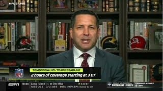 NFL LIVE  Adam Schefter latest on NFL trade deadline after Saints fire head coach Dennis Allen