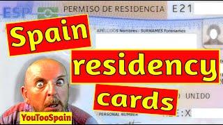 What does the Spain Residency Card look like?