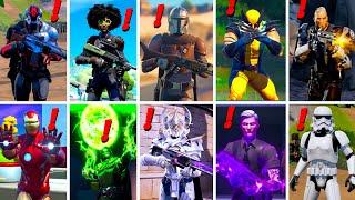 Evolution of All Bosses - Fortnite Chapter 1 to Chapter 4