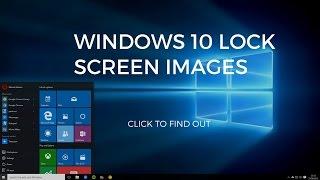 Windows 10 Lock Screen Images Location  Set Lock Screen Pictures As Desktop Background