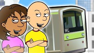 Caillou and Dora Steal The Train to Destroy The CityArrested