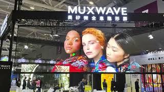 Muxwave Hanging Up Holographic Transparent Led Screen 3D Led Display Video Wall Signage On ISLE Show