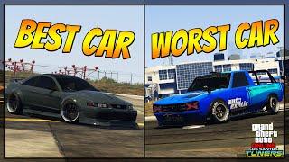 GTA 5 - Best Cars in the LS Tuners Update Based on Performance & Upgrades Ranking of All 17 Cars