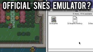 Silhouette - The secret SNES Emulator developed by Nintendo ?  MVG